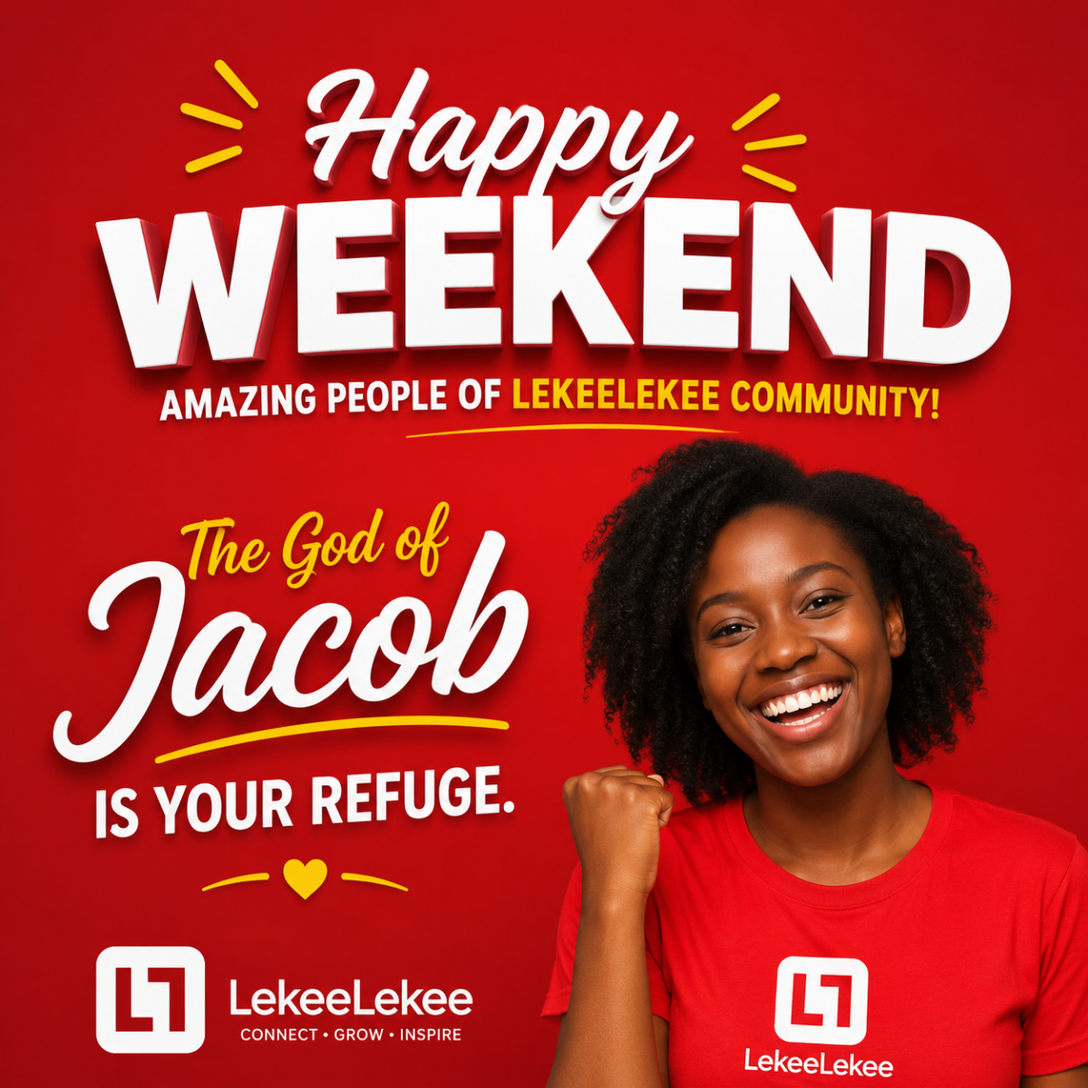 Father, thank you for this Friday. Thank You for seeing us through another work week and bringing us...