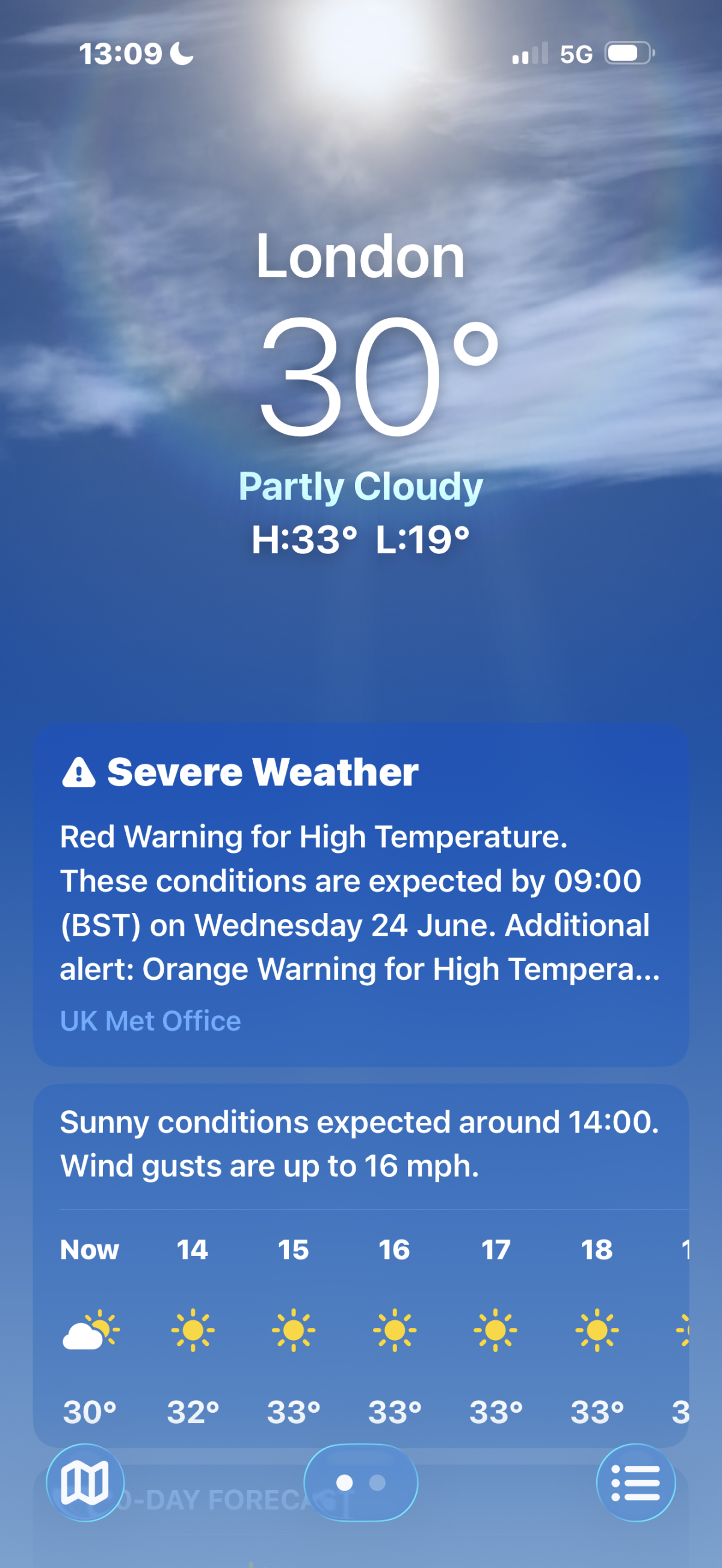 Our weather today is boring hot because of that we’ve been asked to pick our children by 1:15pm beca...