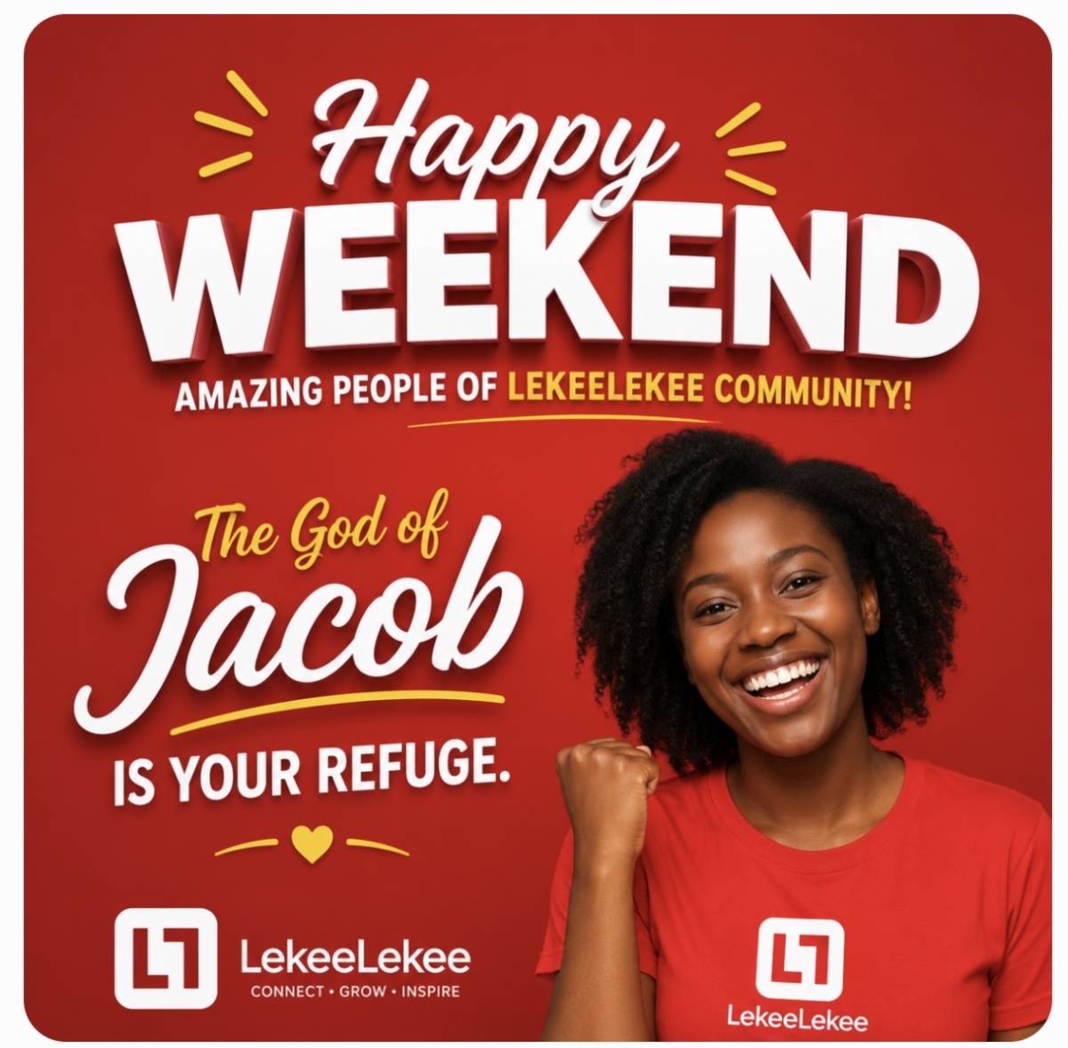 Father, thank you for this Friday. Thank You for seeing us through another work week and bringing us...