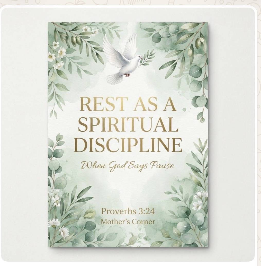 ๐ Rest is not weakness โ it's wisdom.
"Slump and die" is a phrase we hear too often. But God is ca...