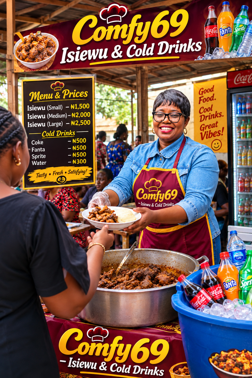 Una good evening and how has our day been today. Food don ready abeg come and patronise me. Incase y...