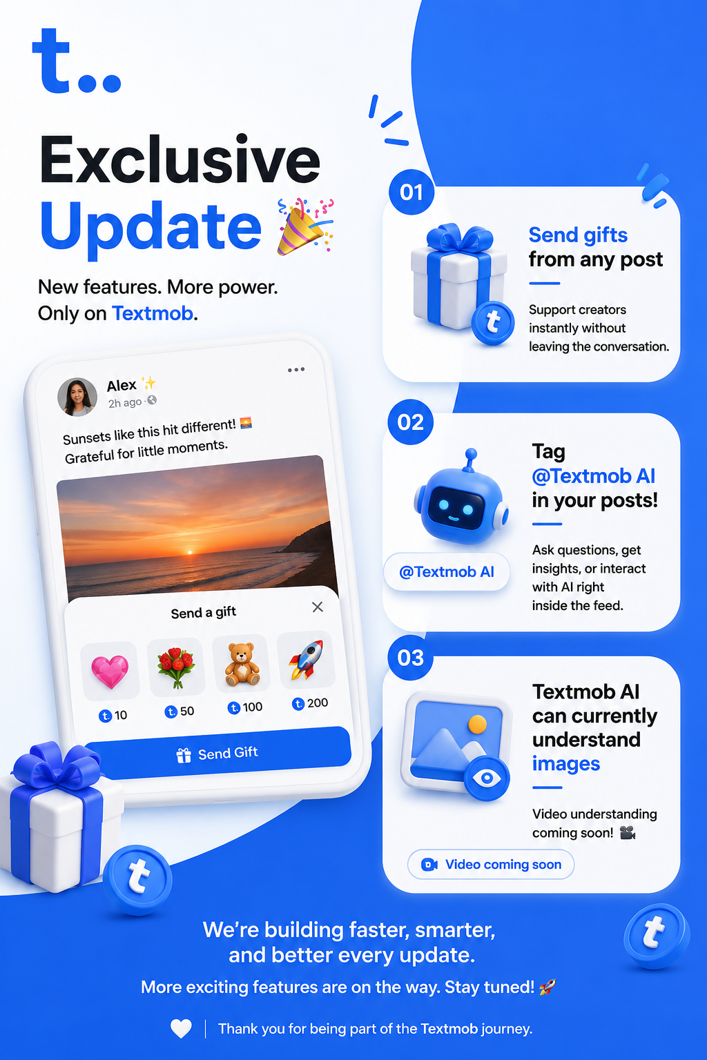 New updates on textmob
https://textmob.web.app