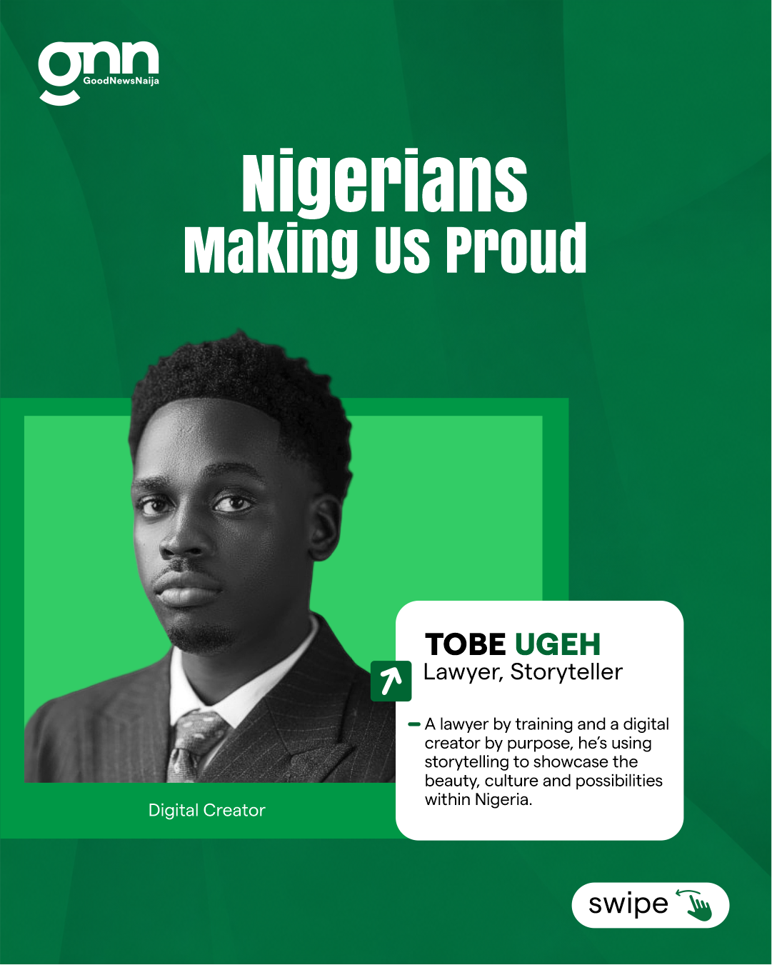 Tobe Ugeh @tobeszn started travelling across Nigeria out of pure curiosity, no brand deal, no plan,...