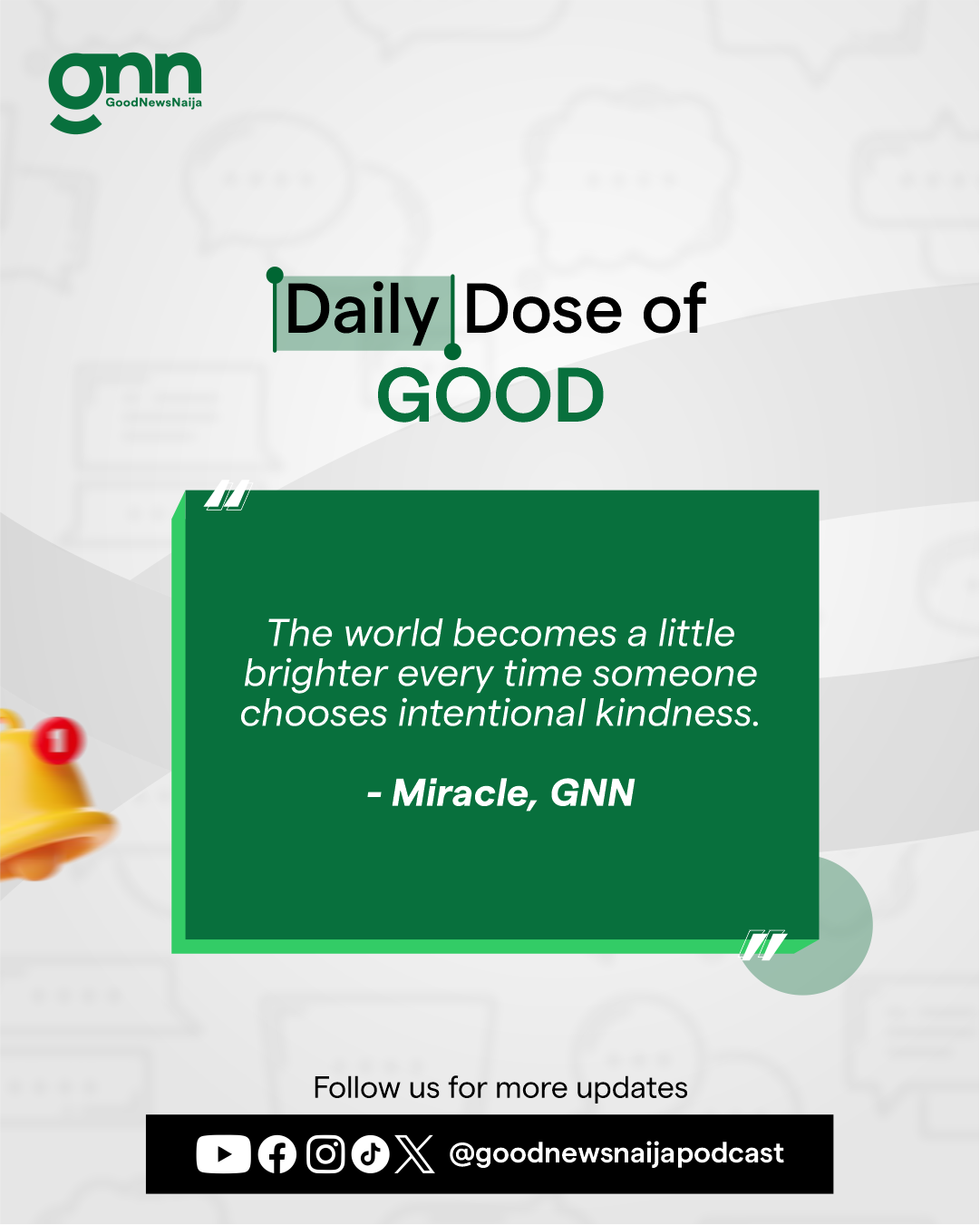 The world gets a little brighter every time someone chooses kindness on purpose.
Not the big, loud...