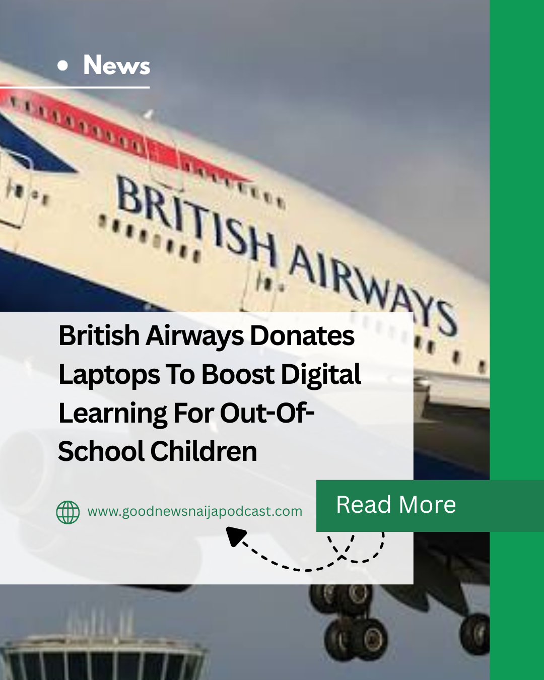 British Airways Donates Laptops To Boost Digital Learning For Out-Of-School Children
British Airway...