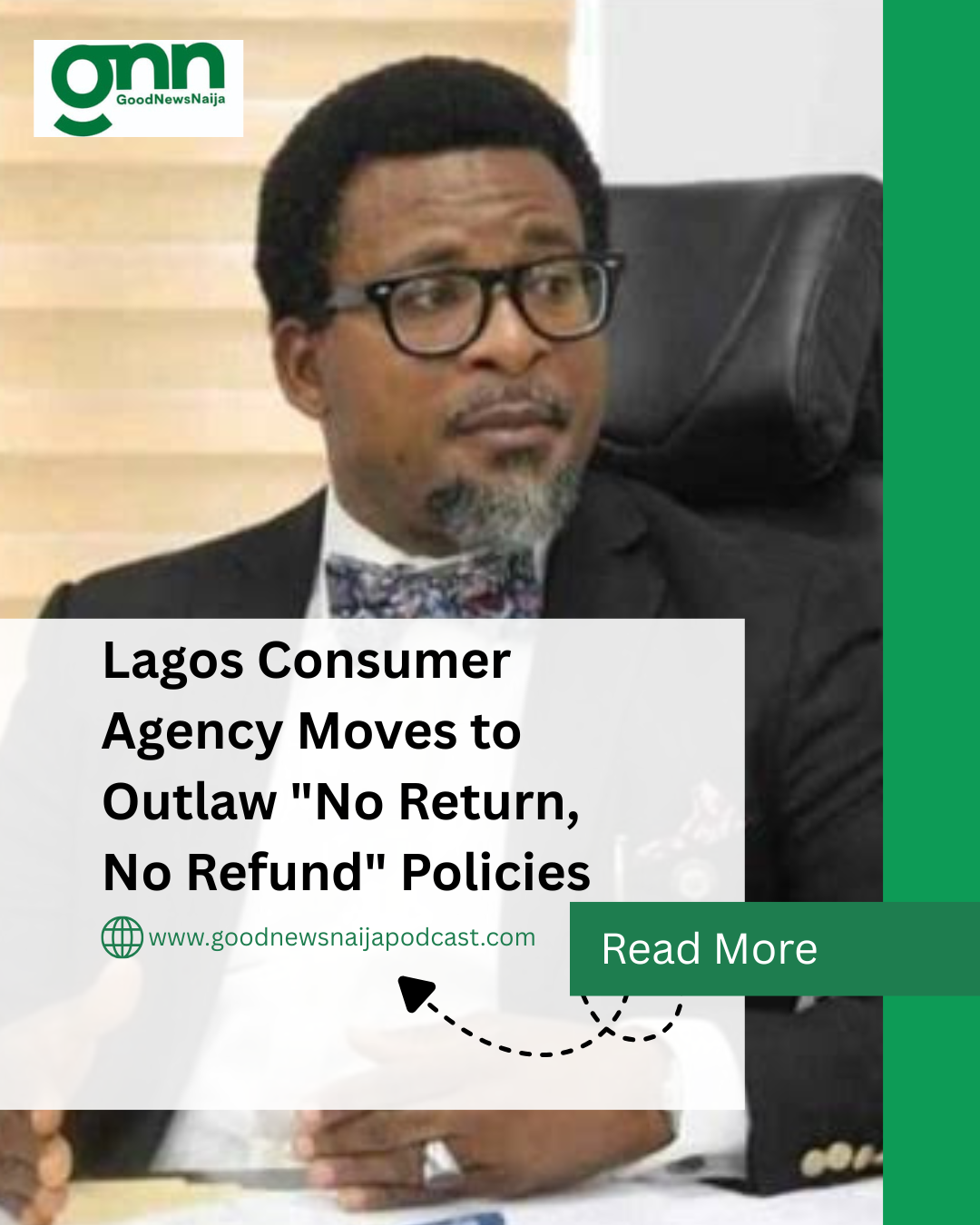 Lagos Consumer Agency Moves to Outlaw "No Return, No Refund" Policies
The Lagos State Consumer Prot...