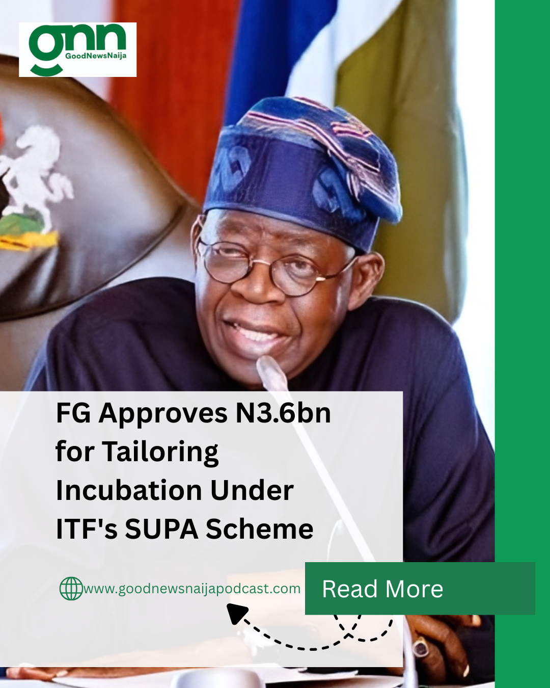 FG Approves N3.6bn for Tailoring Incubation Under ITF's SUPA Scheme
The federal government has appr...