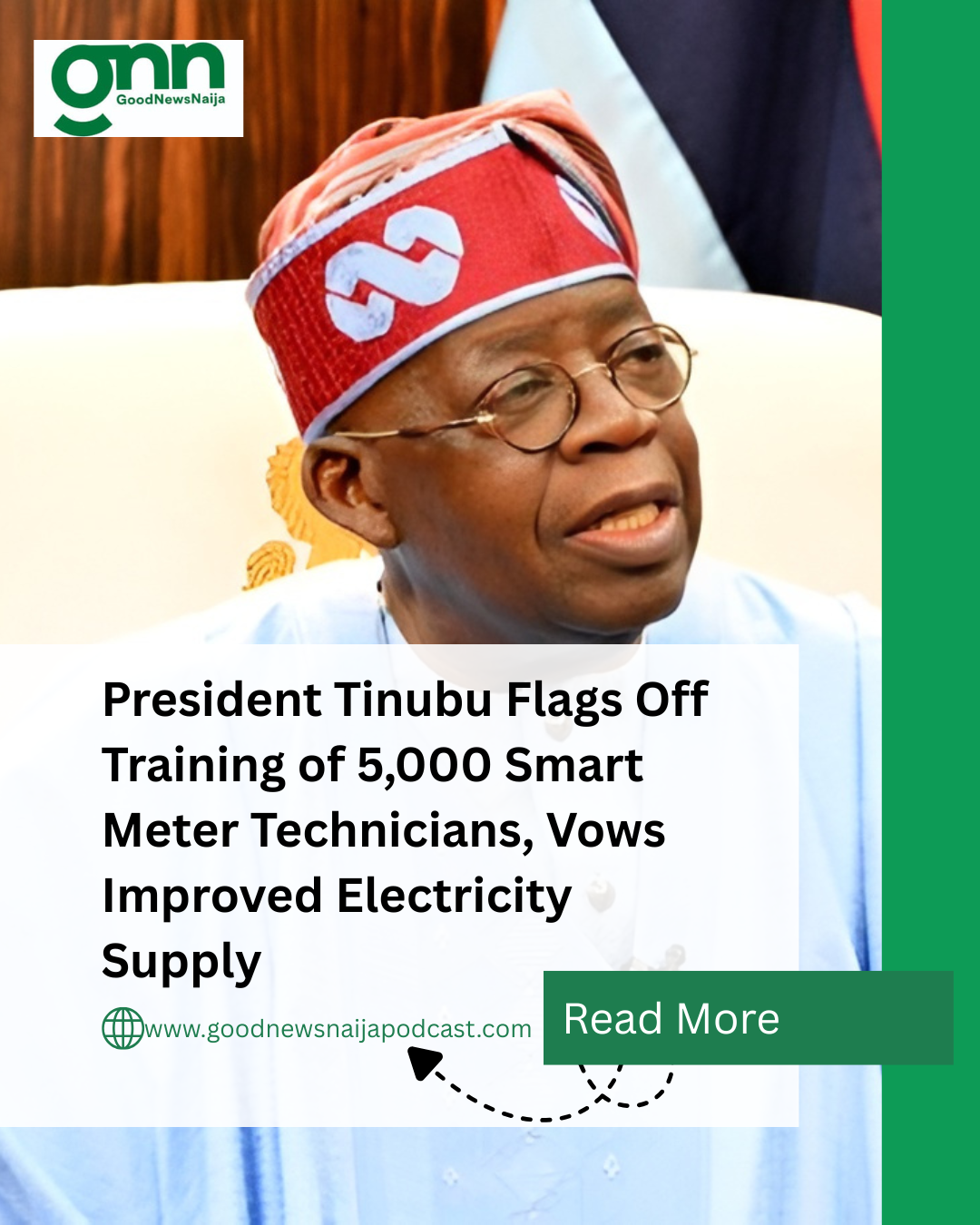 President Tinubu Flags Off Training of 5,000 Smart Meter Technicians, Vows Improved Electricity Supp...