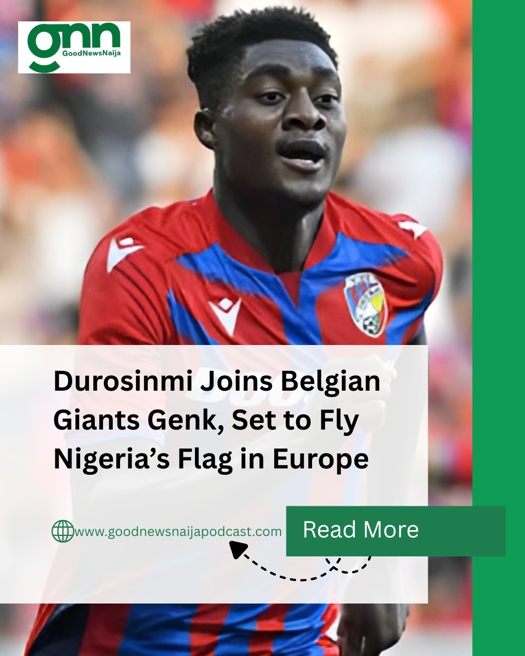 Durosinmi Joins Belgian Giants Genk, Set to Fly Nigeria’s Flag in Europe
Nigerian striker Rafiu Dur...