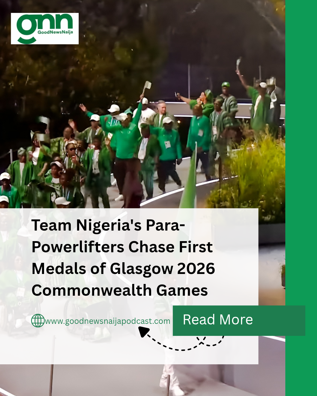 Team Nigeria's Para-Powerlifters Chase First Medals of Glasgow 2026 Commonwealth Games
Six Nigerian...