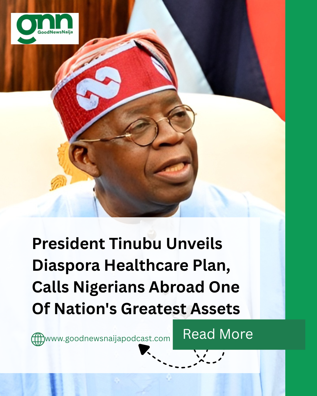 President Tinubu Unveils Diaspora Healthcare Plan, Calls Nigerians Abroad One Of Nation's Greatest A...