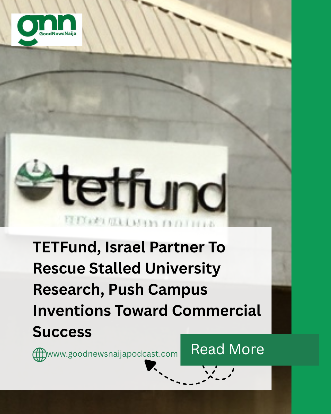 TETFund, Israel Partner To Rescue Stalled University Research, Push Campus Inventions Toward Commerc...