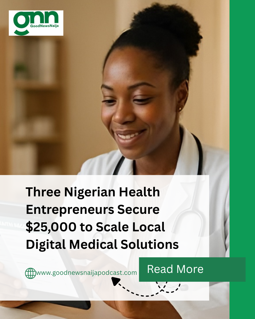Three Nigerian Health Entrepreneurs Secure $25,000 to Scale Local Digital Medical Solutions
Three N...
