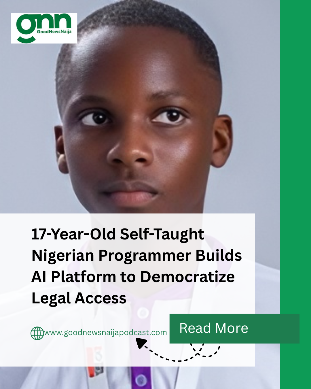 A 17-year-old self-taught Nigerian programmer has developed a localized artificial intelligence plat...