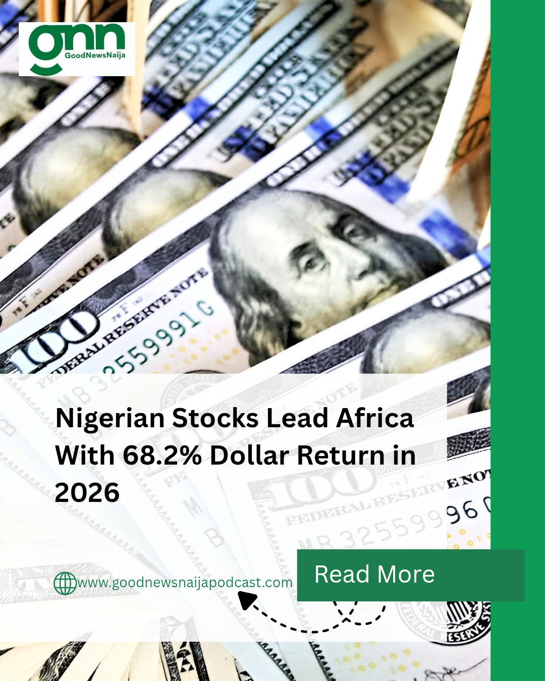 Nigerian Stocks Lead Africa With 68.2% Dollar Return in 2026
Nigeria's stock market has become Afri...