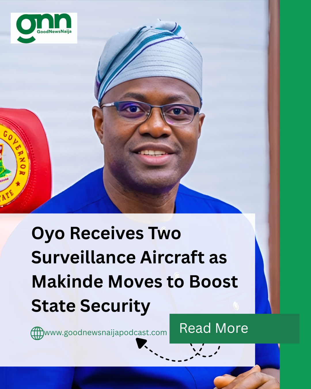 Oyo Receives Two Surveillance Aircraft as Makinde Moves to Boost State Security
Two surveillance ai...