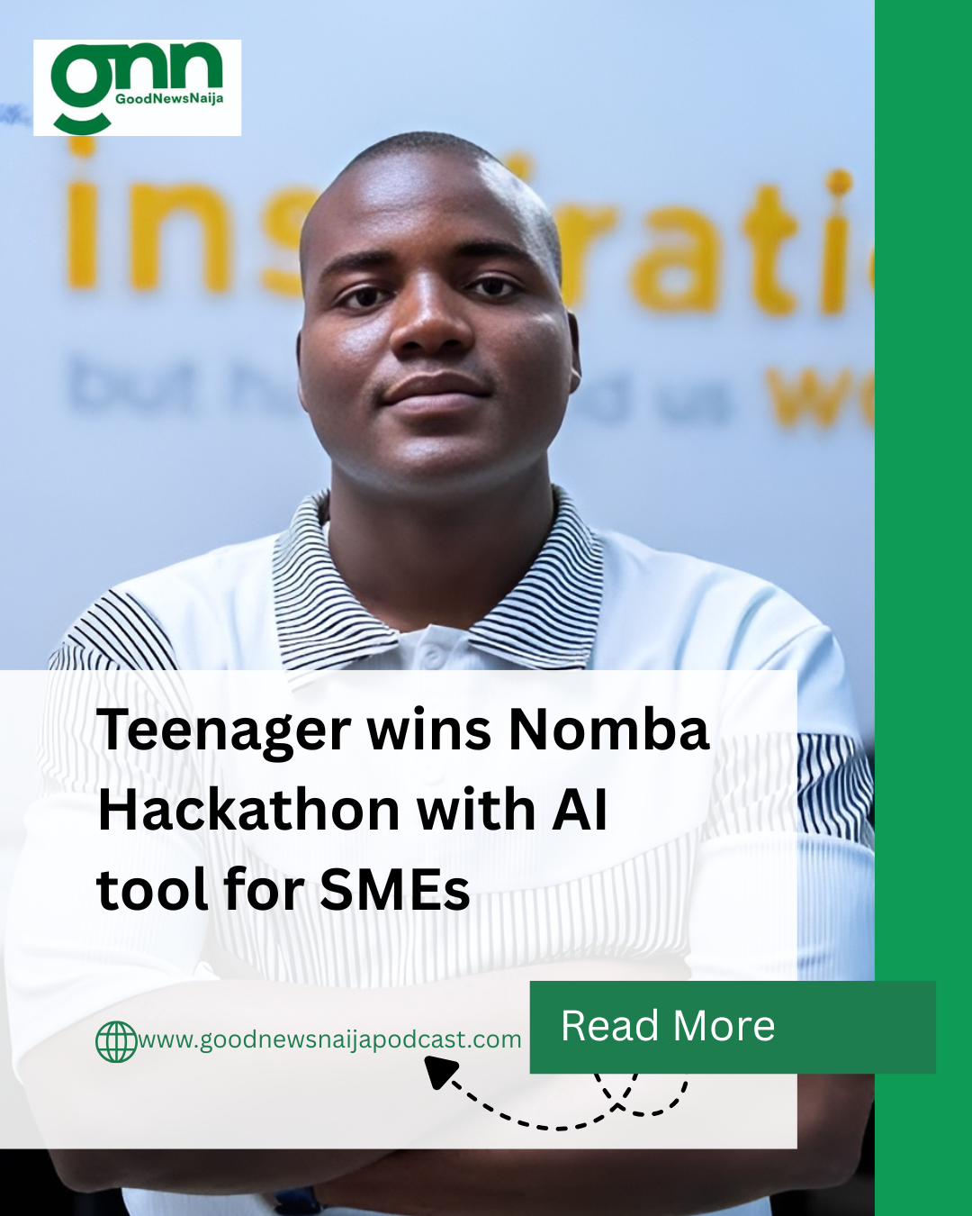 Teenager wins Nomba Hackathon with AI tool for SMEs
A 17‑year‑old Nigerian developer, Abdullah Ajal...