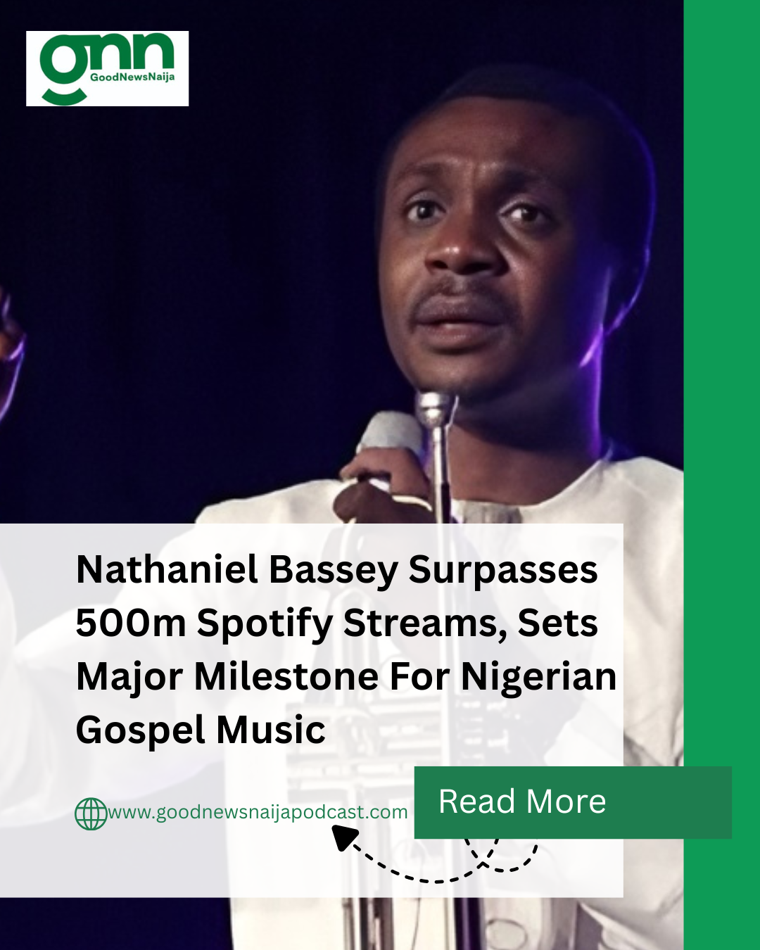 Nathaniel Bassey Surpasses 500m Spotify Streams, Sets Major Milestone For Nigerian Gospel Music
Nig...
