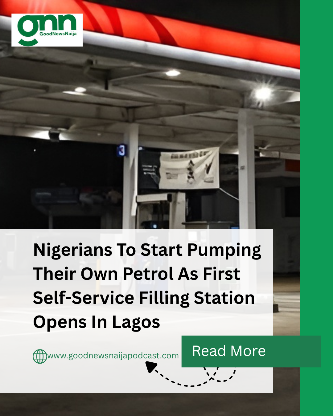 Nigerians To Start Pumping Their Own Petrol As First Self-Service Filling Station Opens In Lagos
Ni...