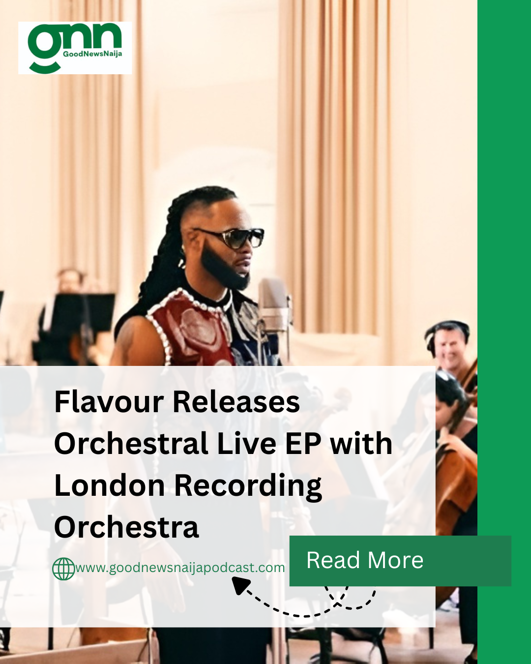 Flavour Releases Orchestral Live EP with London Recording Orchestra
Nigerian highlife star Flavour...