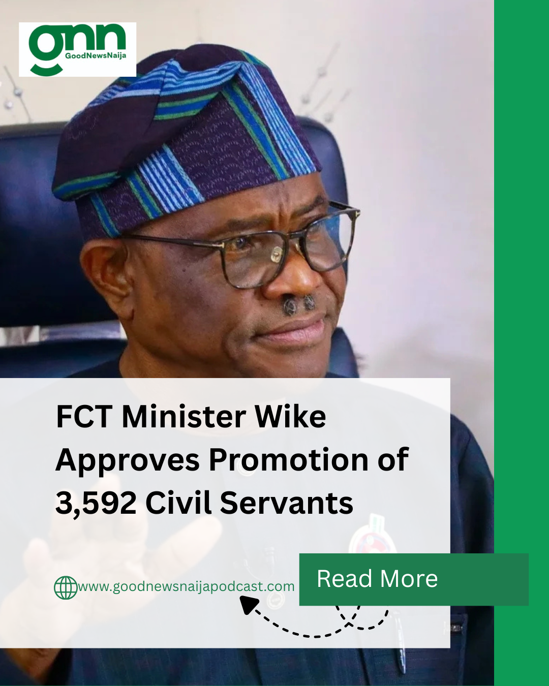 FCT Minister Wike Approves Promotion of 3,592 Civil Servants
Federal Capital Territory Minister Nye...