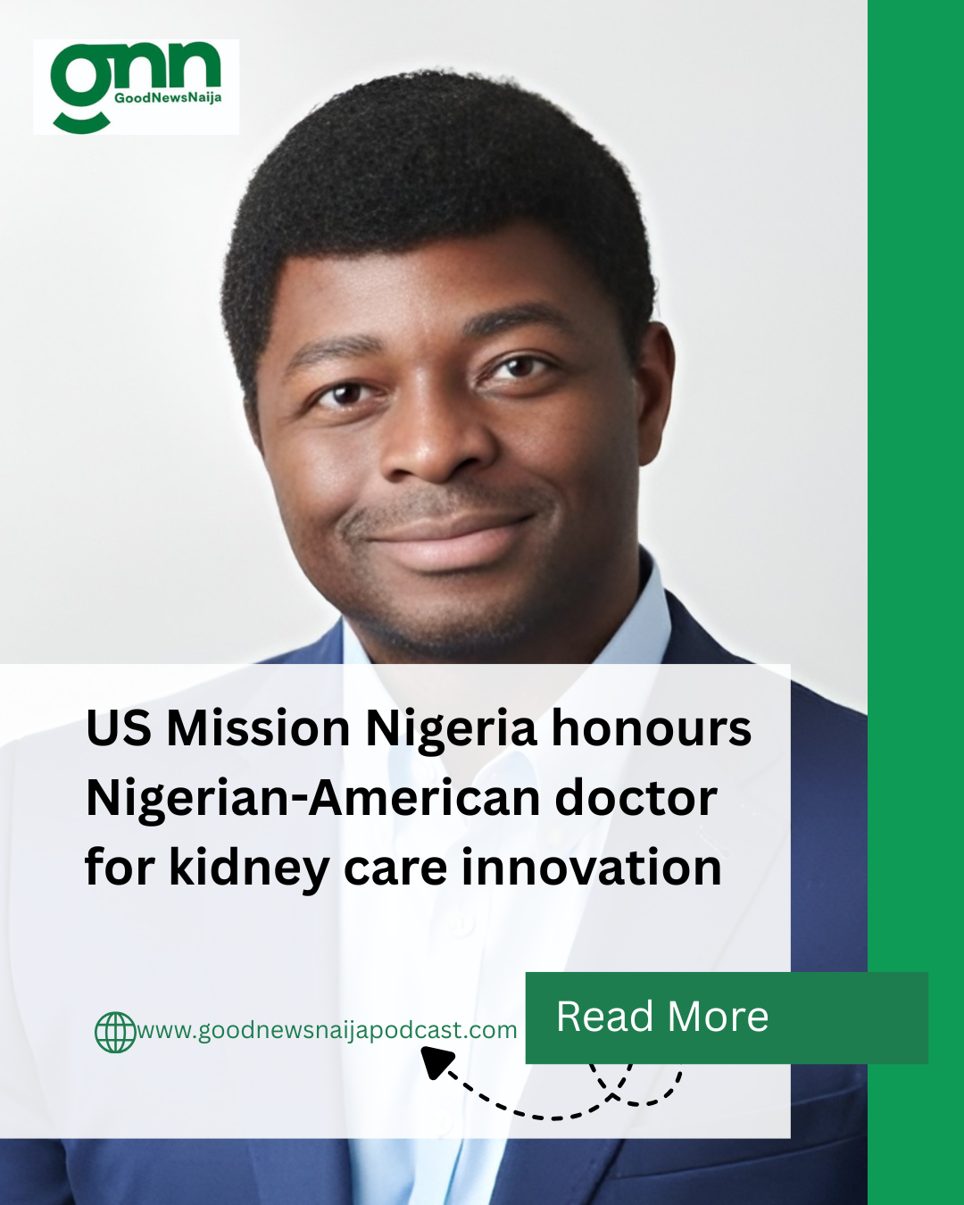 US Mission Nigeria honours Nigerian-American doctor for kidney care innovation
Nigerian-American ph...