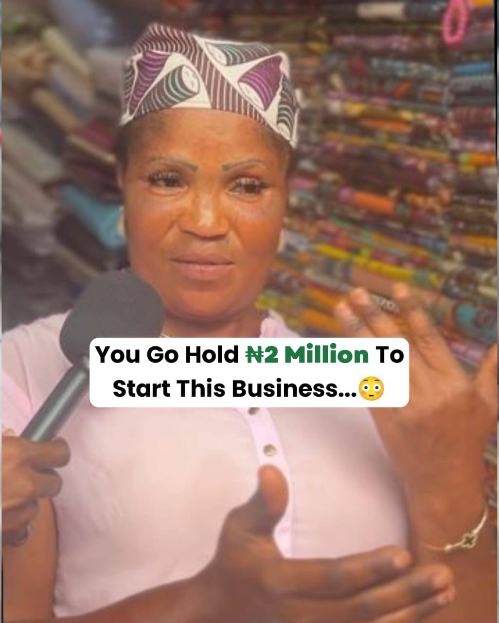 Mrs. Olaitan talk say she still no dey give up, even when sales no show for some days.
Follow us @...