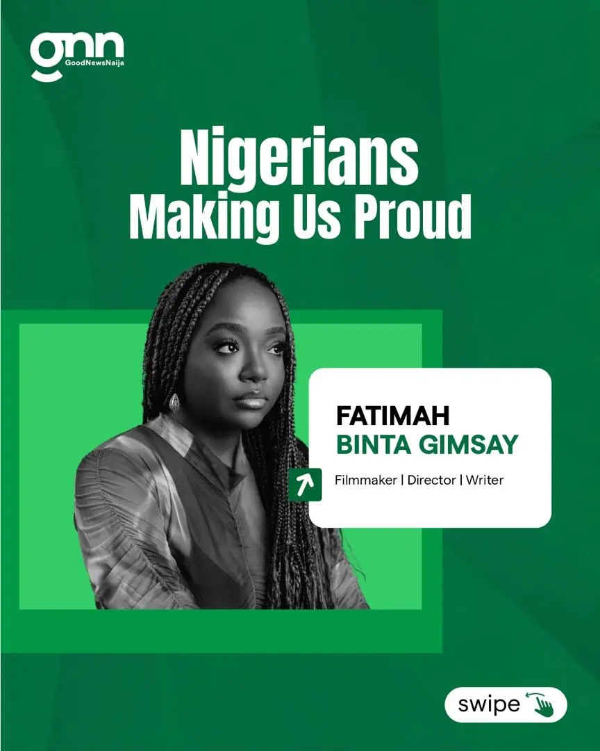 Fatimah Binta Gimsay is a movie director. Her debut feature, Black Market, pulled over 51,000 viewer...