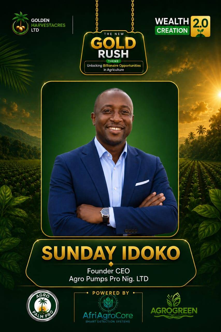 "The Man Who Sees Wealth Where Others See Trees:
Meet Sunday Idoko, CEO of Agro Palms Pro Nig. Ltd"...
