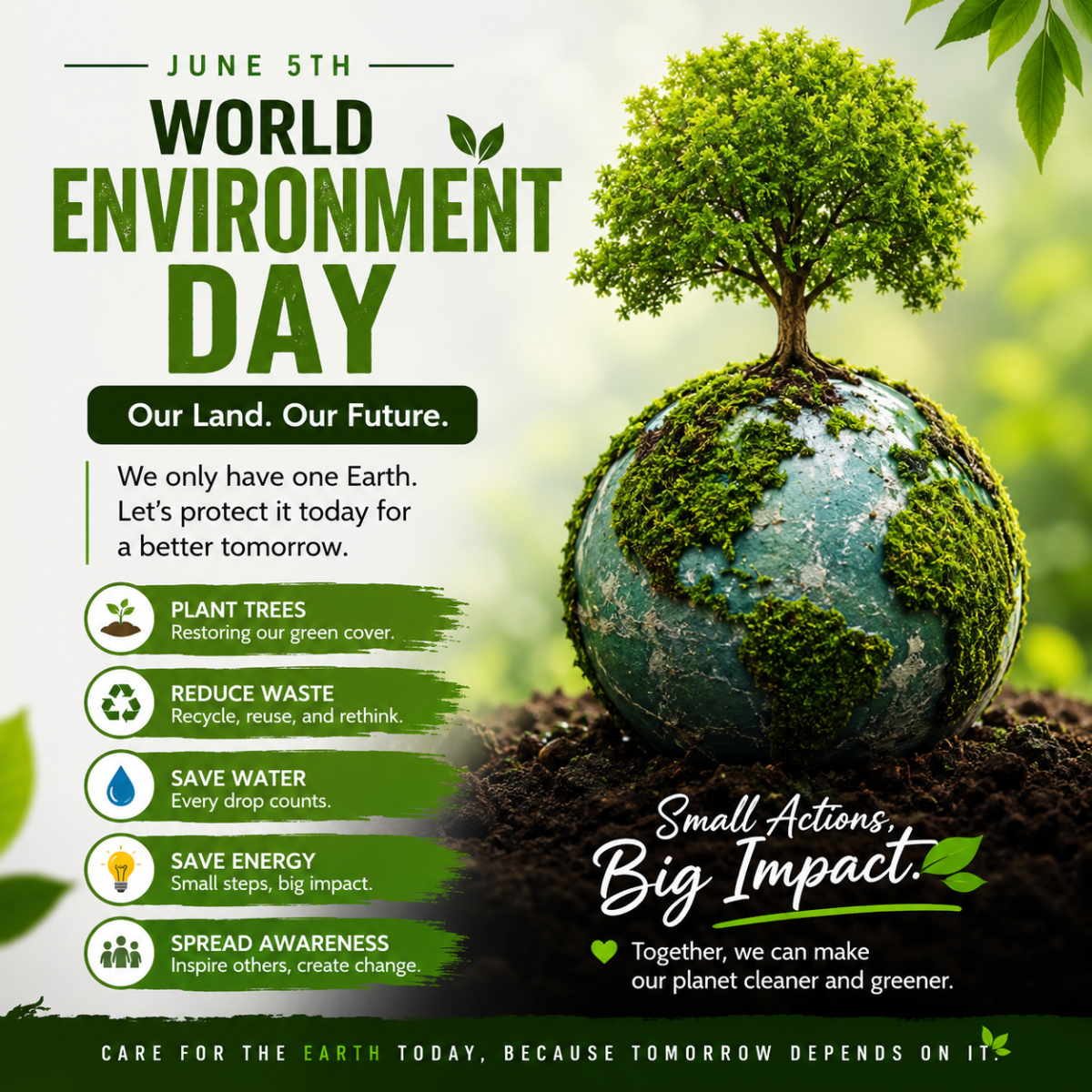 🌍World Environment Day🌱
Today, we are reminded that we don’t have another planet to call home. Ev...