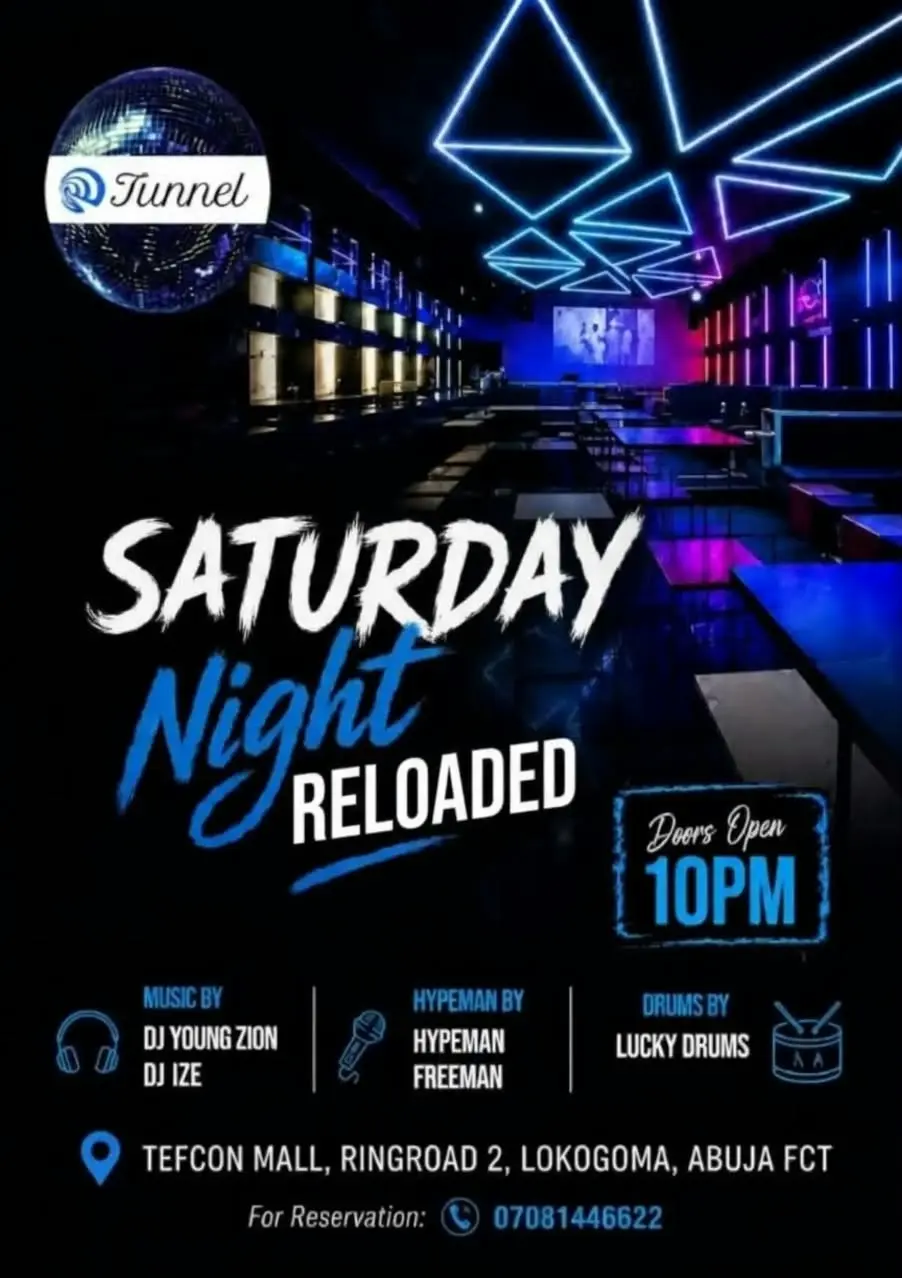 *We Go Again Tonight ๐ฅ*
*๐ STRICT DRESS CODE :- SMART CASUAL*
*โฐ 10PM*
*๐ TABLES: 0708144...