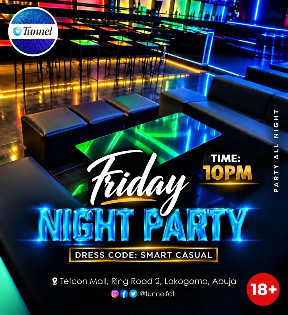 *FRIDAY NIGHTS @ TUNNEL - ALWAYS A BANG! π₯π*
*πΆ Good Music β’ Great Vibes β’ Non-Stop Party!*...