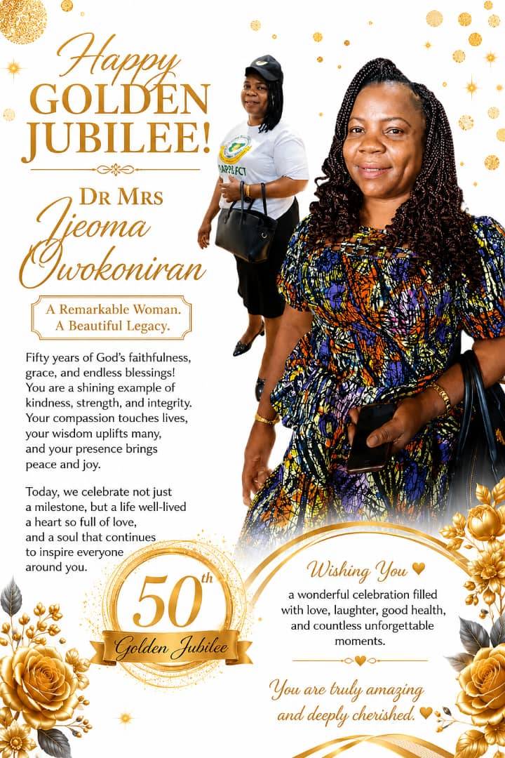 *Celebrating an Angel @ 50*
Today, as you celebrate your Golden Jubilee, my heart is filled with p...