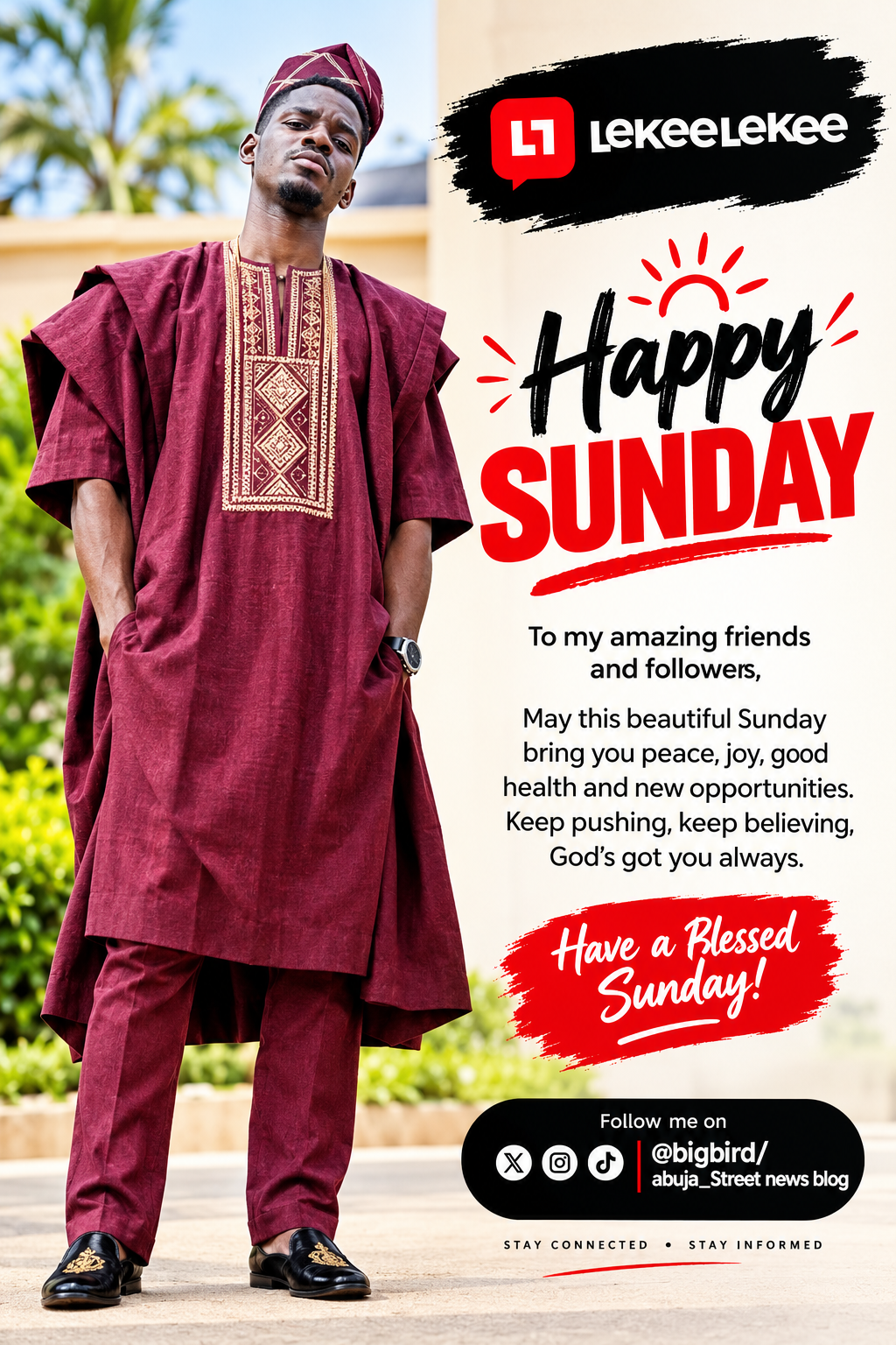 Happy Sunday Greatminds π π... I pray God's blessings will rest upon us today, even as we gather i...