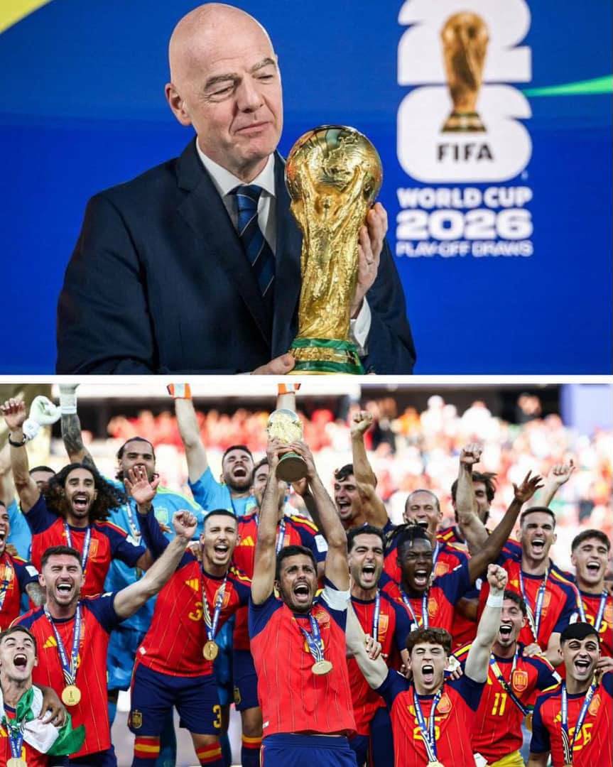 ๐จ ๐จ๐ฃ๐๐๐ง๐๐: FIFA rankings after the World Cup:
1 โ Spain ๐ช๐ธ
2 โ Argentina ๐ฆ๐ท
3 โ France ๐ซ๐ท
4 โ Engl...