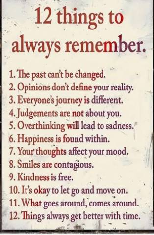 ALWAYS REMEMBER....