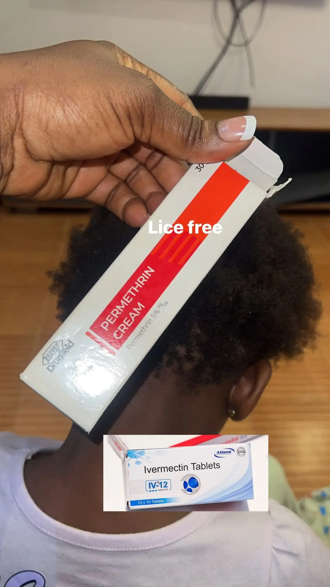 If lice is disturbing your hair use this