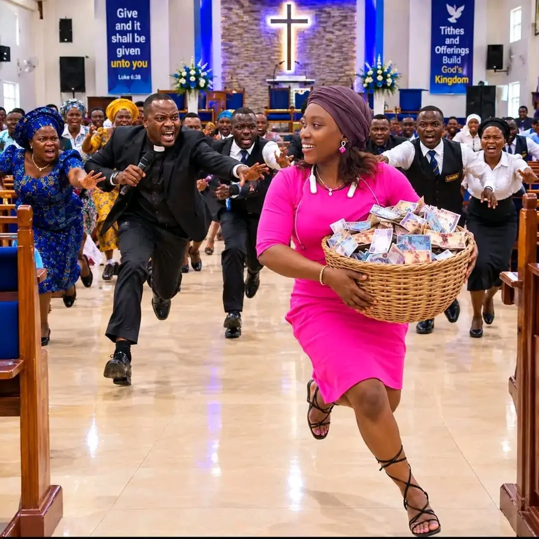 I was in church yesterday, everything was going well until the pastor said “Somebody do something cr...