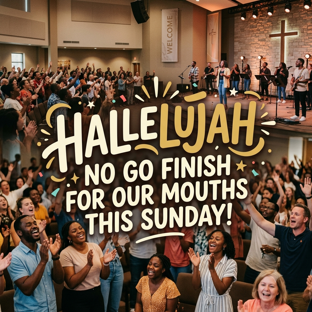 This is the day that the Lord has made, we will rejoice and be glad in it.
Let’s turn up the praise...