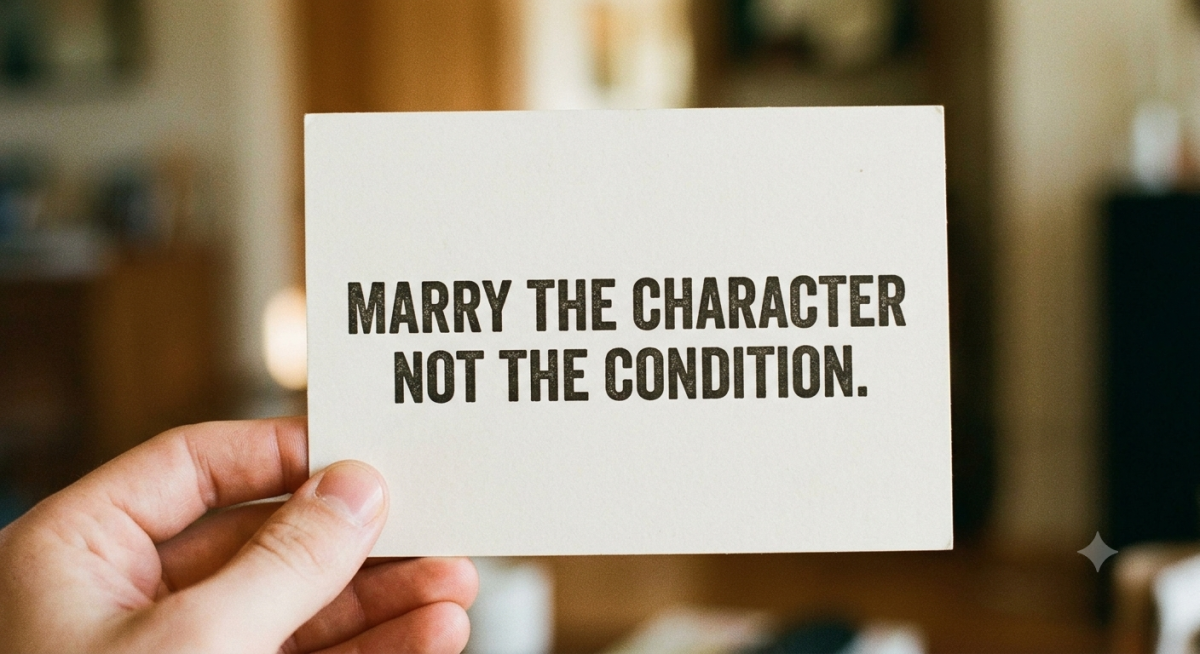 Truth be told:
Our lives change, our seasons shift, and no condition is permanent. But a good spouse...