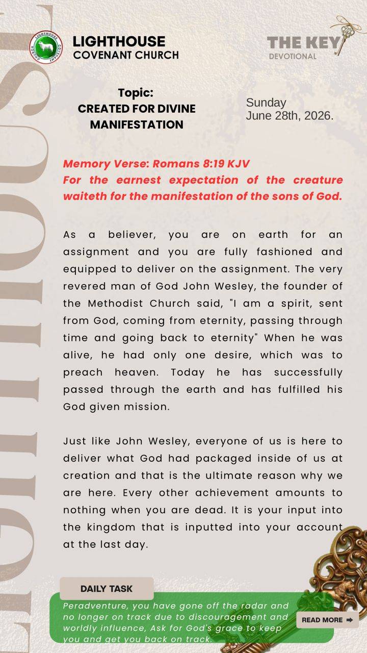 The Key Devotional