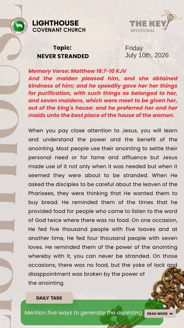 The Key Devotional