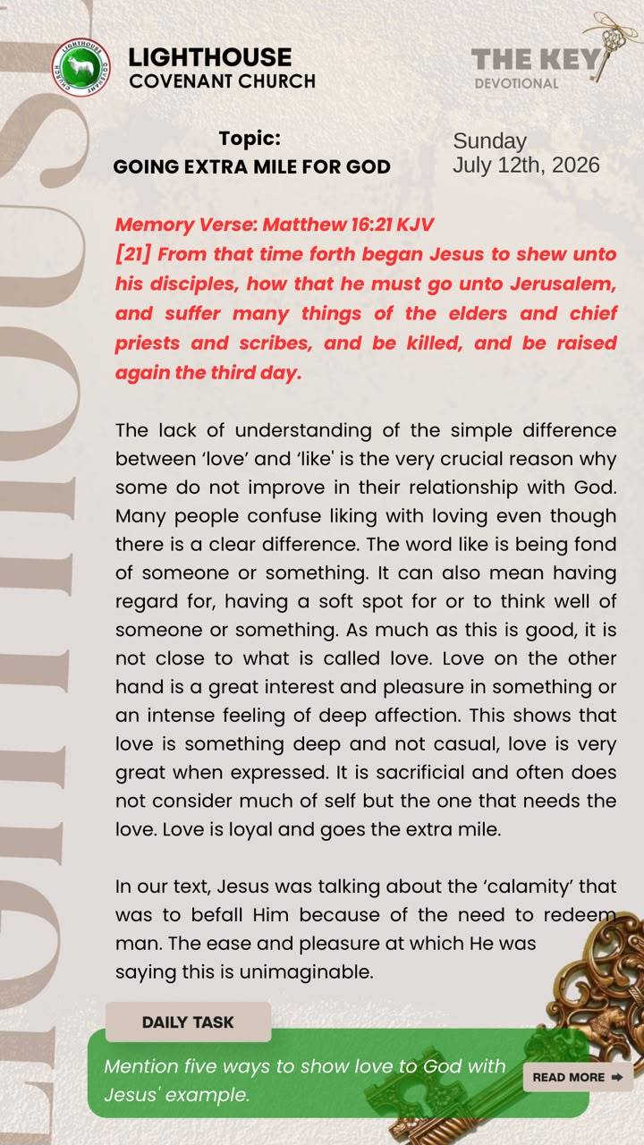 The Key Devotional