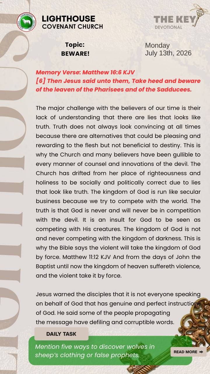The Key Devotional