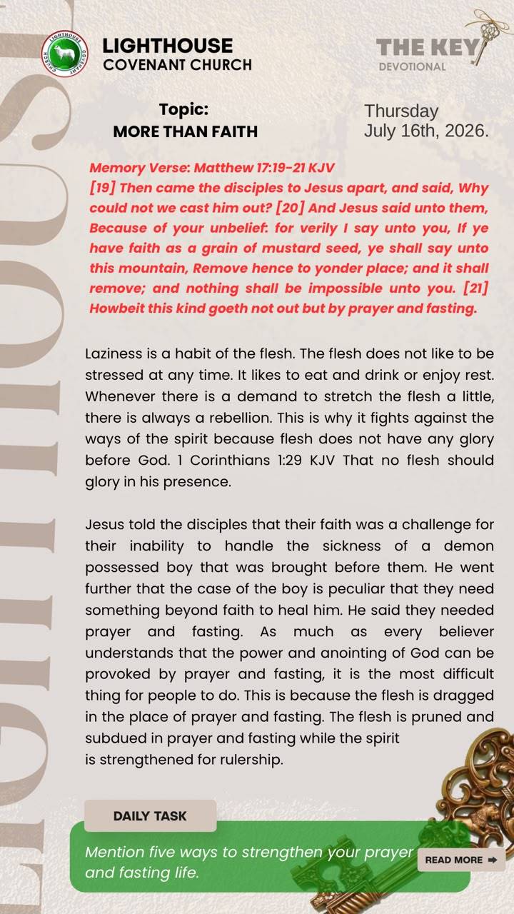 The Key Devotional