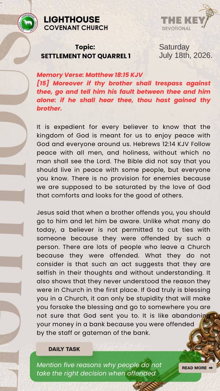 The Key Devotional