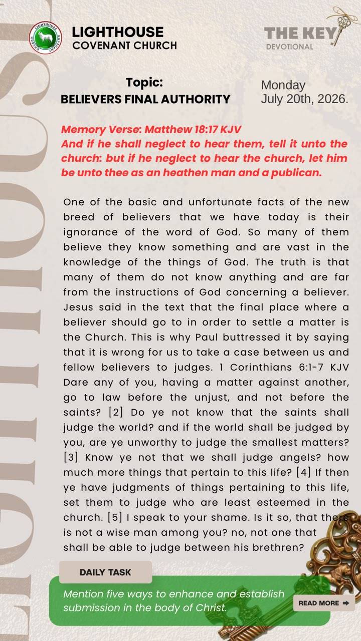 The Key Devotional