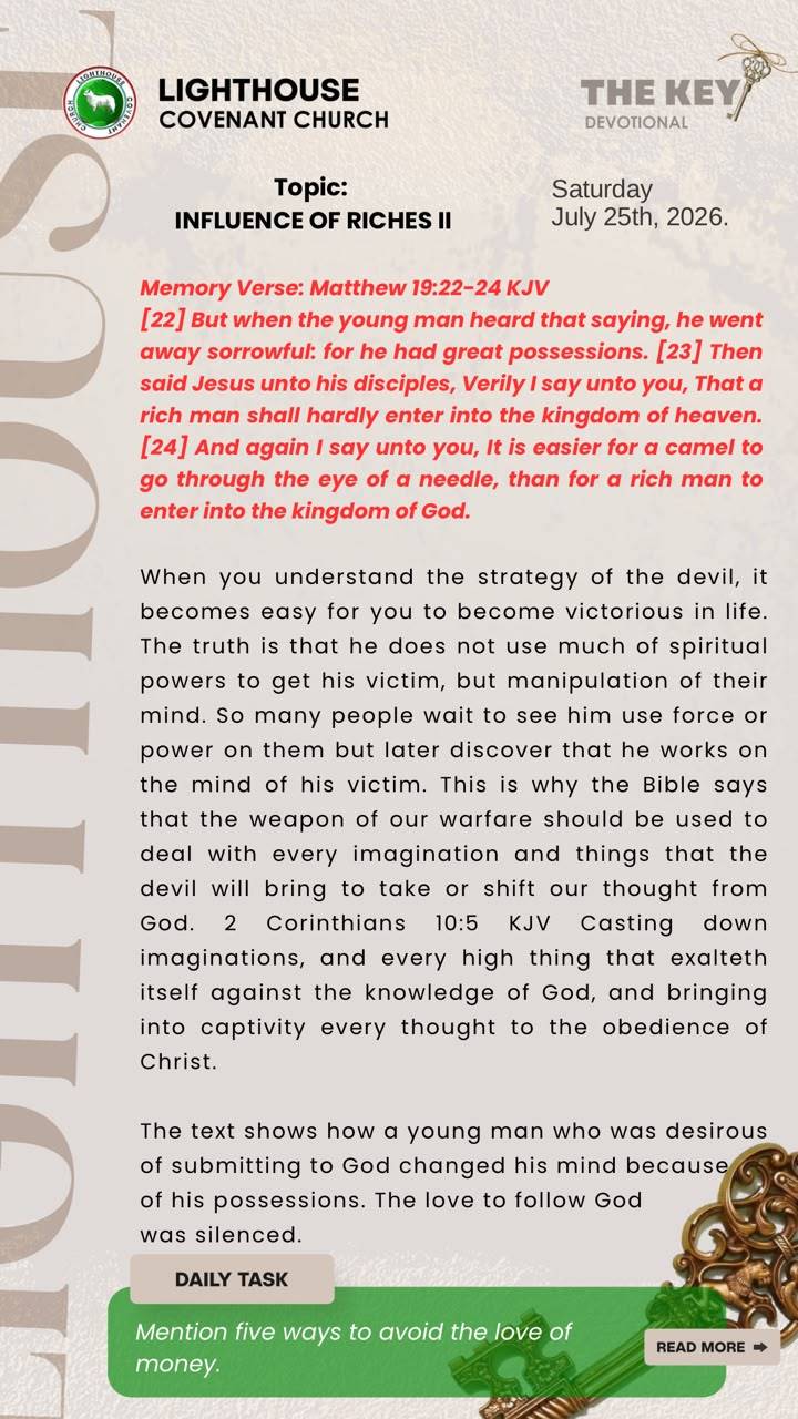 The Key Devotional