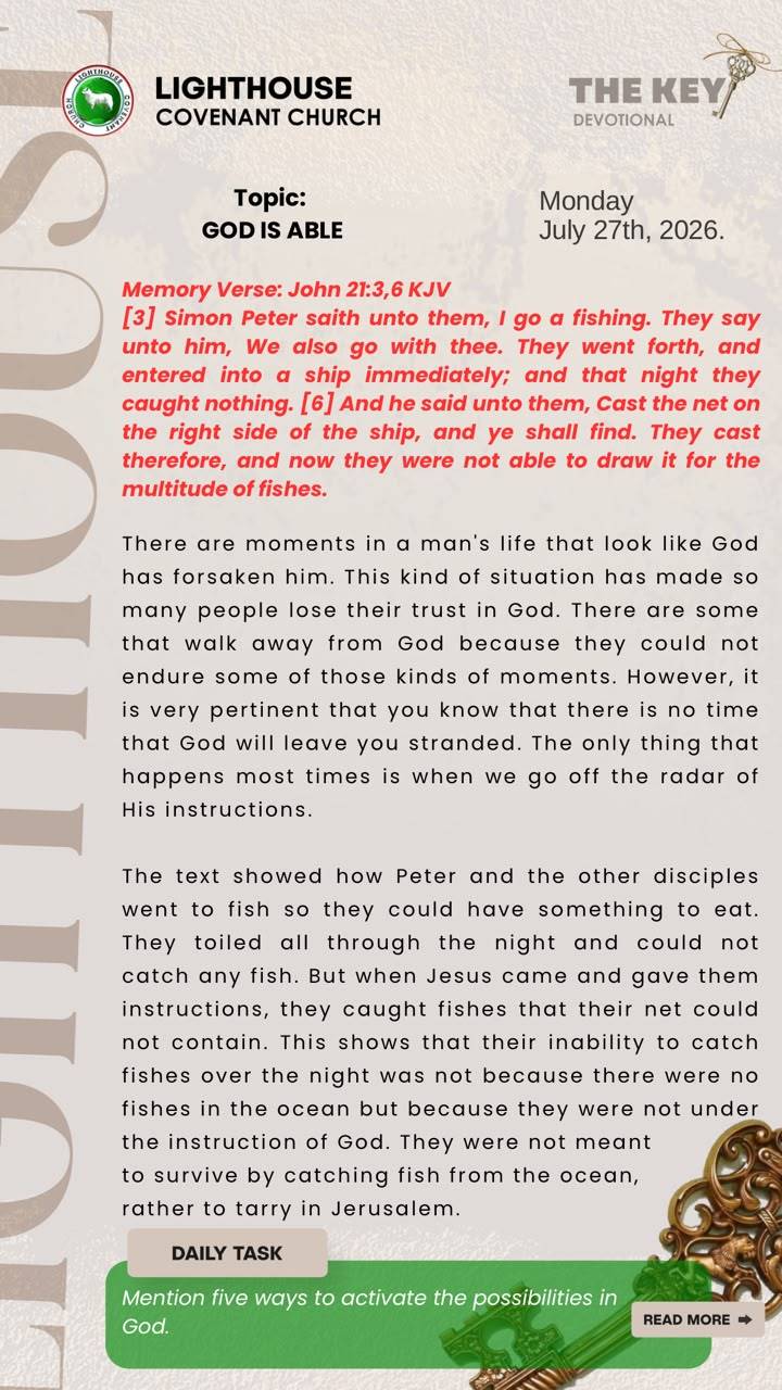 The Key Devotional