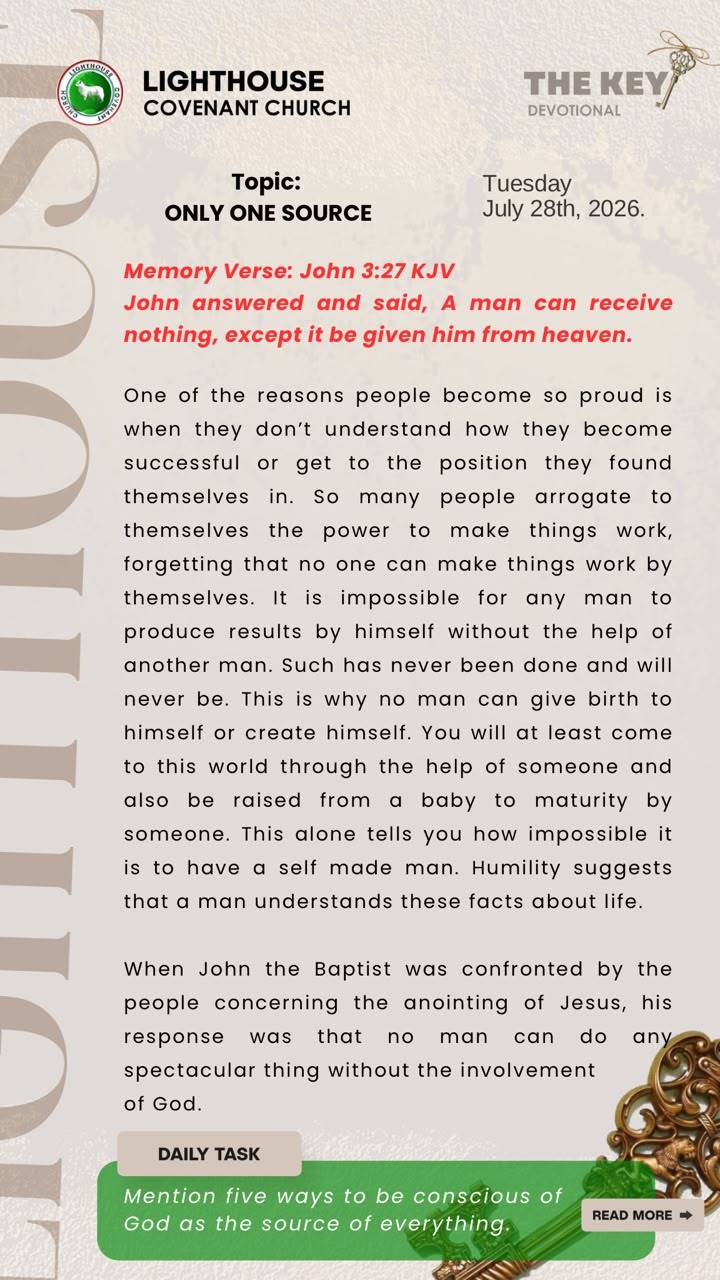 The Key Devotional